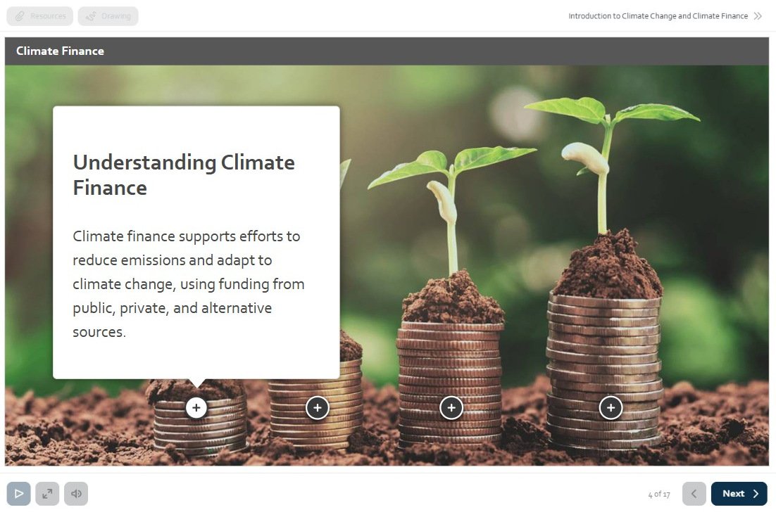 Green Finance Course: Climate finance
